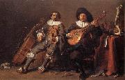 SAFTLEVEN, Cornelis The Duet af oil painting artist